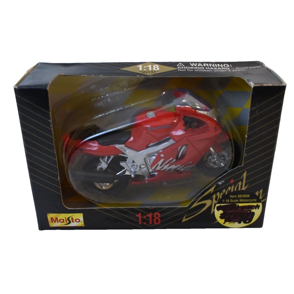 Maisto Special Edition 1:18 Kawasaki Motorcycle Diecast #31300